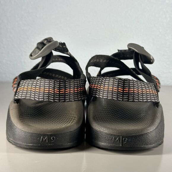 Chaco Z/Cloud Men's Size 9 Shoes Black Gray Adjustable Outdoor Casual Sandals - Picture 10 of 15